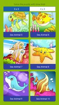 Sea Animal Puzzle Screen Shot 5