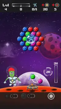 Bubble Shooter : Jobo's Space Adventure Free game Screen Shot 7