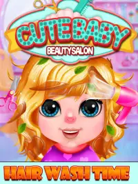 Sweet Baby Girl Hairstyle Beauty Salon Games Screen Shot 1