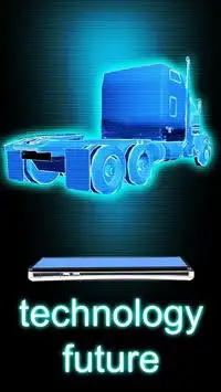 Hologram truck simulator Screen Shot 2