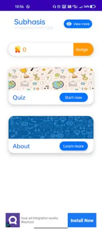 Quizzes: Improve yourself by playing amazing quiz Screen Shot 1