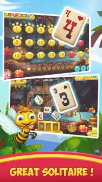 Solitaire Treasure ล่าสัตว์ Screen Shot 3