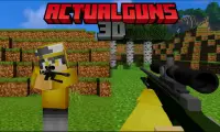 Actual Guns Mod for Minecraft PE Screen Shot 1