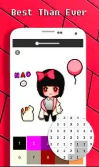 Colorir Unni Doll By Number - Arte Pixel Screen Shot 1