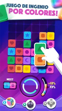 Drop It! Puzzle loco de color Screen Shot 0