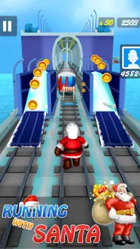 Subway Santa Surf Runner: Santa Run Game Adventure Screen Shot 5