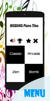 BIGBANG Piano Game Screen Shot 0