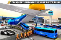 Tir de bus de police - avion de police Screen Shot 0