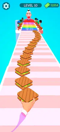 Sandwich Run Race: Runner Game Screen Shot 2