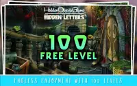 Hidden Letters 100 Level : Hidden Object Game Screen Shot 1