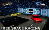 carrera de pista de espacio de coche imposible Screen Shot 0