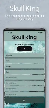 Skull King Scorekeeper Screen Shot 0