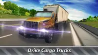 18 Wheeler Cargo Truck Driving Screen Shot 8