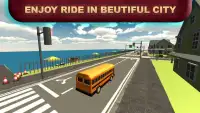 City School Bus Driving 2017: Parking Simulator 3D Screen Shot 4