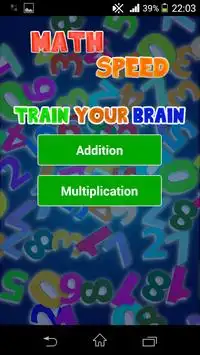 Pastime game : Math Speed Screen Shot 2