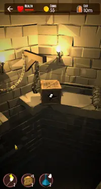 Hole Escape - Lost in the dungeon maze Screen Shot 2