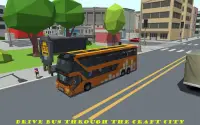 Craft World Bus Driving Simulator Screen Shot 1