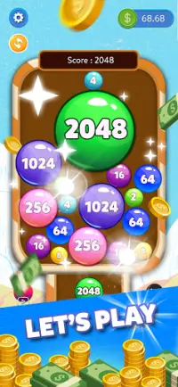Lucky Ball: Drop 2048 and Win Reward Screen Shot 4