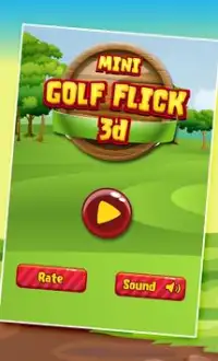 Mini Golf Flick 3D Free Screen Shot 11