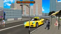 簡単タクシーシミュレータゲーム：タクシーキャブ3Dゲーム Screen Shot 3