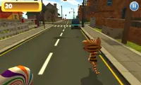 Talking running Casper Cat 3D Screen Shot 10