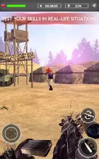 Обучение Супер Army War Hero Screen Shot 2