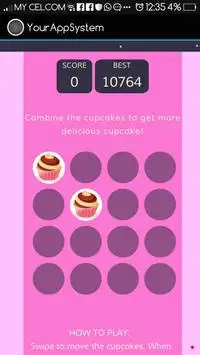 2048 Cupcake Edition Screen Shot 2