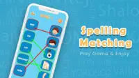 Kids Spelling Match Games - Kids Spelling Learning Screen Shot 1