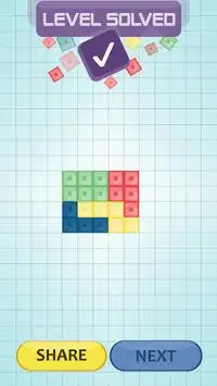 Warna Blok Puzzle Permainan Screen Shot 4