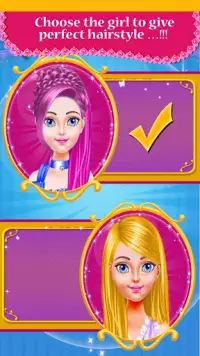 Fashion Hair Style Girls - hairdressing games Screen Shot 4