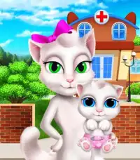 Kitty Mommy Angel's New Baby Screen Shot 0