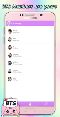 BTS Messenger! Chat Simulation Screen Shot 3