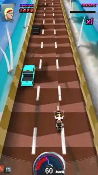 Moto Racing-Trafic 3D Screen Shot 2