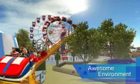 ရီးရဲလ်ကြိတ်စက် Coaster ပန်းခြံစီးနင် Rush Simulat Screen Shot 5