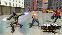 Superhero Flying Panther Grand City Crime Battle Screen Shot 7