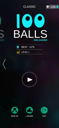 100 Balls  Reloaded : New Ball Game Screen Shot 0