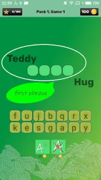 Head & Tail Words Game Screen Shot 0