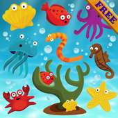Vissen puzzels voor peuters - Games voor kinderen