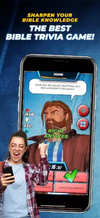 Bible Trivia Game: Heroes Screen Shot 0
