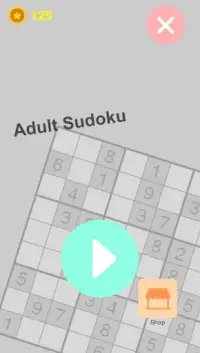 Adult Sudoku Screen Shot 0