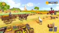 Farm Traktor trailer Spiel Screen Shot 1