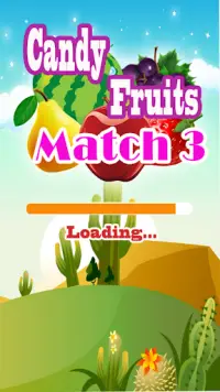 Candy Fruits Deluxe - Match 3 Screen Shot 0
