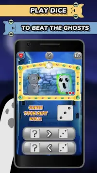 Cat with Dice in Ghost Castle Screen Shot 1