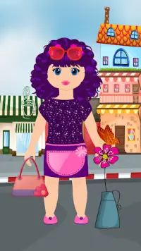 Küçük Kız Giydirme Oyunu - Moda Screen Shot 0