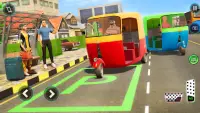 自動人力車運転ゲーム、3D人力車ゲーム Screen Shot 2