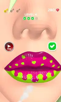 Lip Art 3D: Coloring Art Lip Screen Shot 2