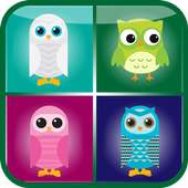 Cute Owl Matching Game