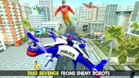 Police War Drone Robot Game Screen Shot 2