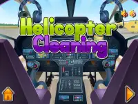 Wash helicopter cleaning games Screen Shot 0