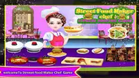 Street Alimento Criador Chef - Cozinha Cozinhar Screen Shot 0